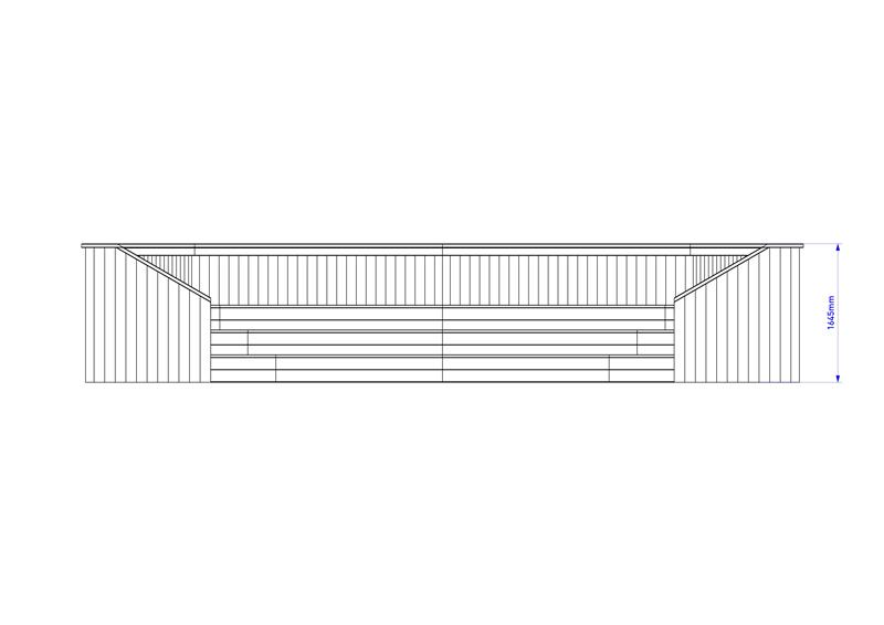 Technical render of a Amphitheatre
